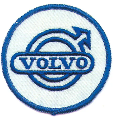 WHITE VOLVO PATCH (GG3)