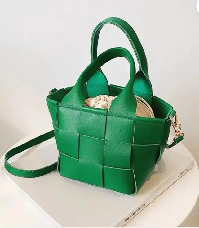 Woven Mini Basket Bag