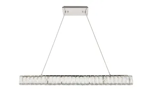 ZC121-3502D38C - Regency Lighting: Monroe Integrated LED chip light Chrome Chandelier Clear Royal Cut Crystal