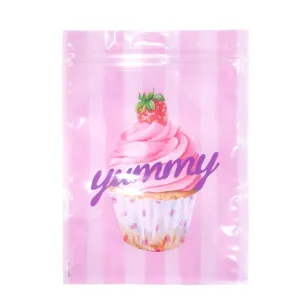 Zipper Bag (L  6Sheets  Strawberry Cupcake)